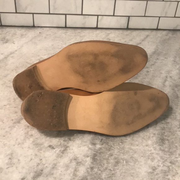 Everlane Modern Leather Loafers Womens 7.5 Tan Camel Flat Shoes Slip On Italy - Picture 7 of 7